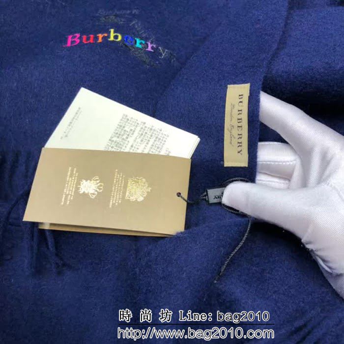 BURBERRY巴寶莉頂級原單 羊絨水波紋大披肩 LLWJ6157